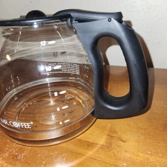 Mr. Coffee Replacement Glass Carafe With Black Handle For 12-Cup Coffee Maker - Picture 3 of 5